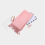 Lenço longo de tecido de poliéster para decoração